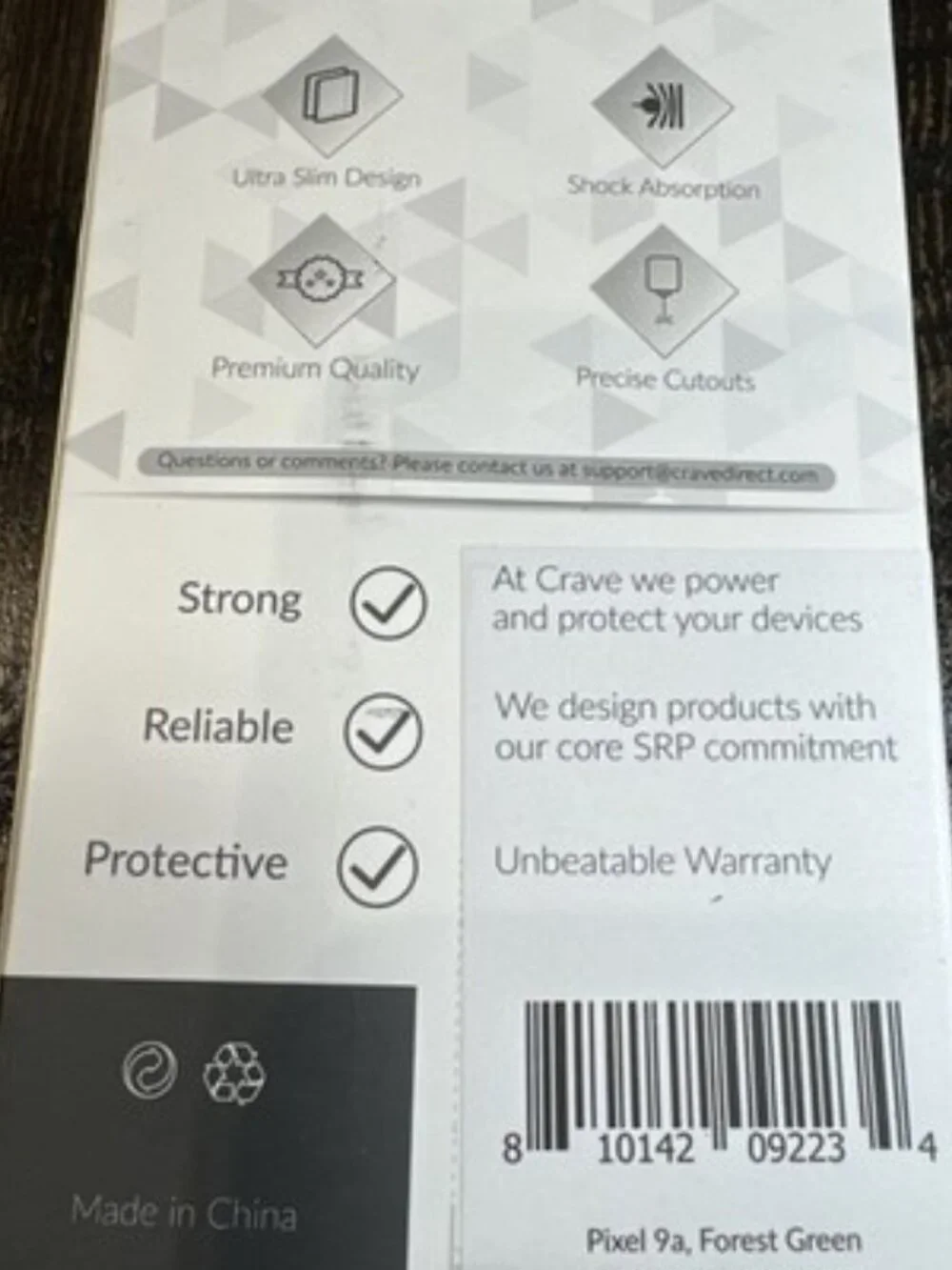 Crave Dual Guard Protection Google Pixel 9a Case Forest Green Shock Resistant